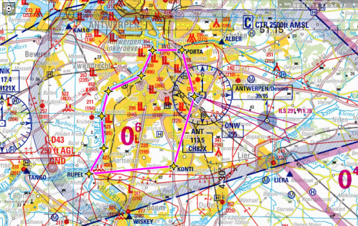 Feel The Sky vlucht rond Antwerpen centrum